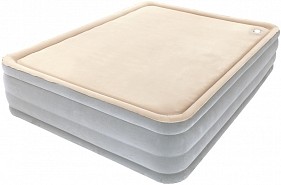 Bestway Надувная кровать FoamTop Comfort Raised Airbed(Queen) 203х152х46см со встроенным насосом,мягкий верх (67486)