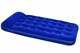 Bestway Надувной матрас Easy Inflate Flocked Air Bed(Twin) 188х99х28 см, встроенный ножной насос (67224)
