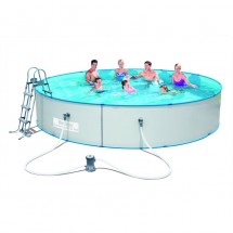Стальной бассейн BestWay Hydrium Splasher Pool Set 460х90 см, 14110л 