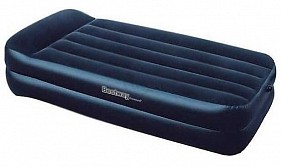 Bestway Надувная кроват Premium Air Bed with Sidewinder- Ac Air Pump(Single) 191х97х46 см, +электронасос (67381)